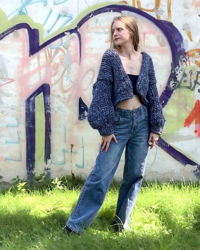 Chunky cardigan collosal knit - cardigan,