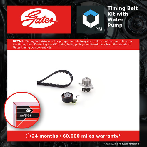 Timing belt water pump - timing,