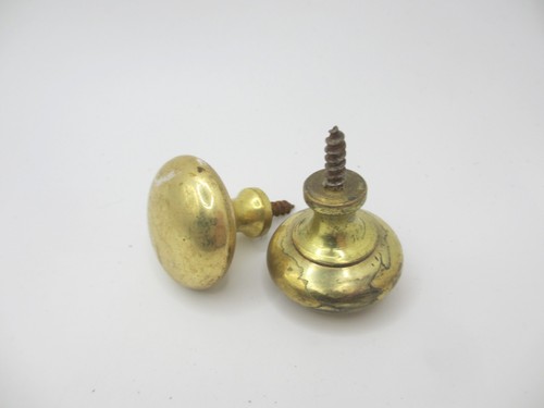 Vintage brass cabinet knobs - vintage,