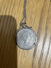 Half Crown Coin In Mount