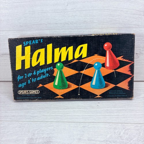 Vintage spear halma board - vintage,