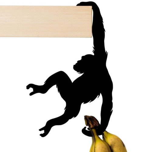 Monkey shaped hook under - monkey,