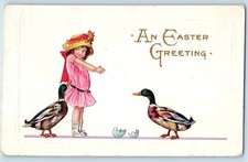 1915 easter greetings little - easter,