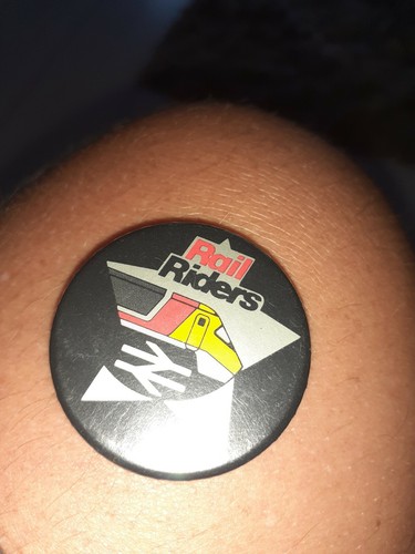 Rail riders vintage badge - rail,