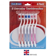 6 Pcs TOOTHBRUSH PACK Multi