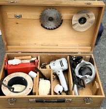 Vintage Black and Decker  D500 5/16 8mm drill Plus Polisher Plus Table Top Saw