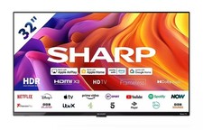 Sharp 32FD2K HD Ready 32'' LED Frameless Roku Smart TV - Black (No Stand)