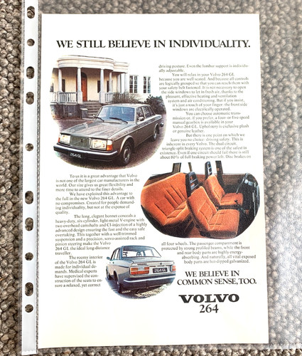Volvo 264 frameable - 264,