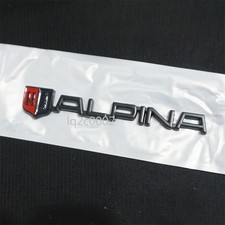 1x Black Matte ALPINA Metal