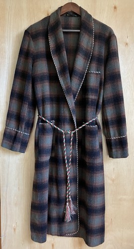 Vintage 1950s blue wool - blue,