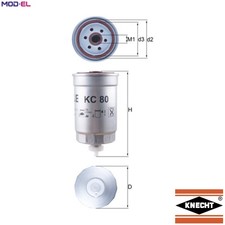 FUEL FILTER KC 80 FOR SKODA VW