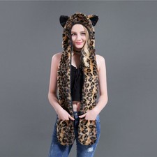 3 in1 Scarf Gloves Hat Set