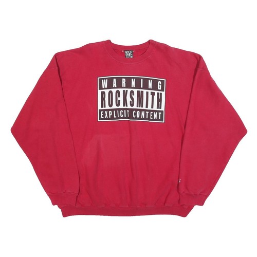 Rock smith mens red warning - rock,