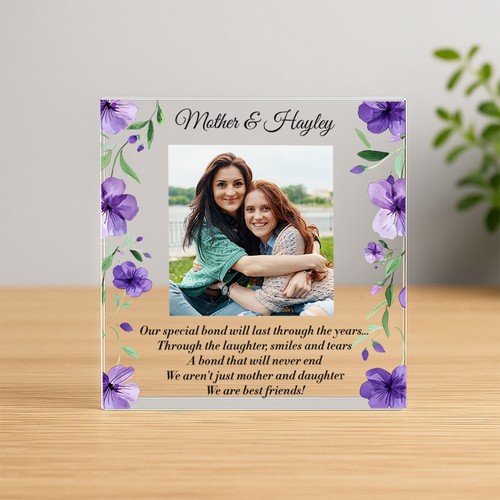 Mother daughter photo block - mother, &