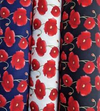 100% Cotton Fabric Poppy Rose
