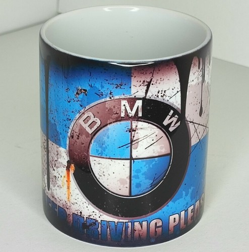 Bmw oil can mug - oil,