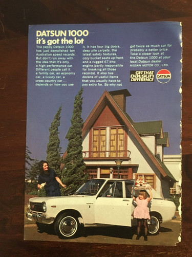 1969 datsun 1000 door - 1000,