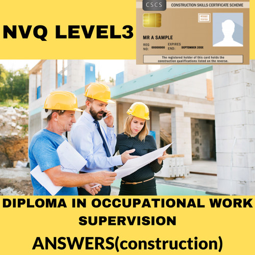Nvq level construction - nvq,