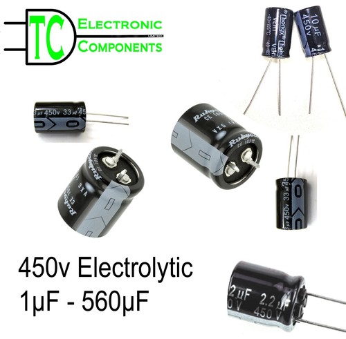 450v electrolytic radial - electrolytic,