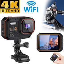 4K60FPS WiFi Action Camera With Remote Control Waterproof Anti-Shake Sport Cam