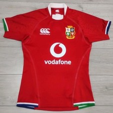 British Lions Rugby Shirt 2021 South Africa Large Player Test Match GPS Jersey
