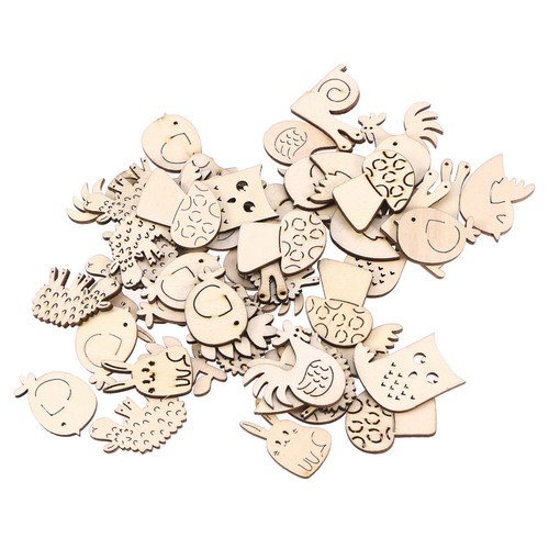 Pcs wooden animals - 50,