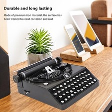 Tissting Manual Typewriter Handcrafted Retro Iron Mechanical  DECORATION