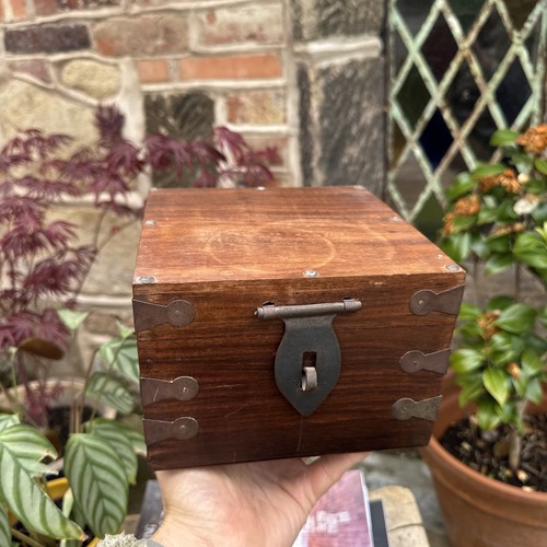 Vintage wooden storage - wooden,