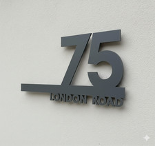 House number plaques - number,