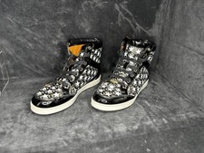Jimmy Choo Star Perforated Leather Sneakers High Top Size 2uk/35eu 435£RRP