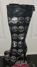 Iron Fist Digi Skull High Heel