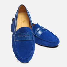 Electric Blue Suede & Patent
