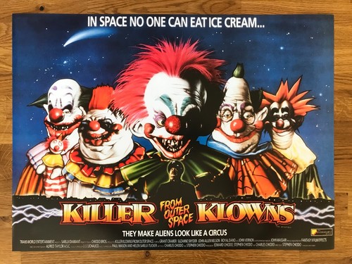 Movie poster killer - poster, klowns