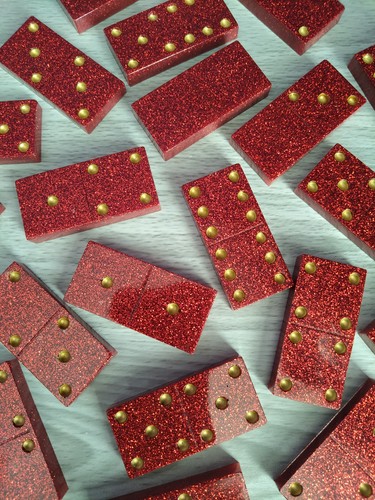 Handmade red and - , sparkly