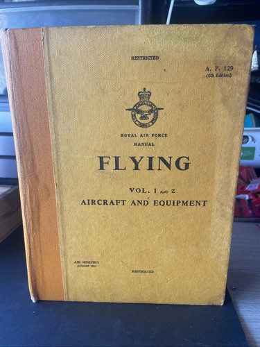 Vintage raf manual of - manual,