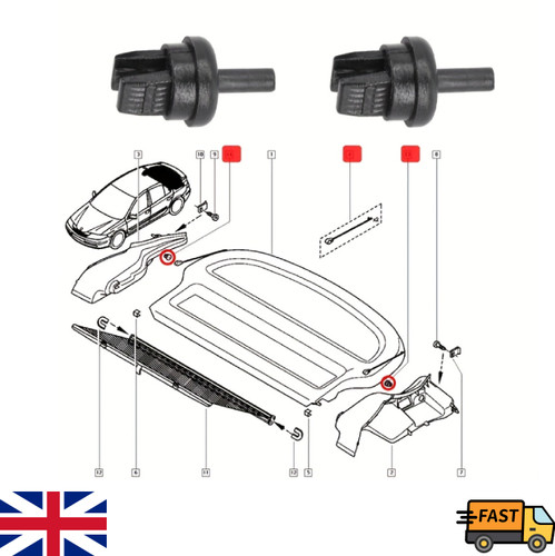 Fit mercedes benz parcel shelf - fit,