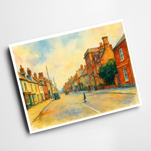 Print high street - -,