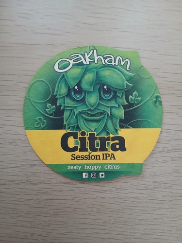 Oakham ales citra beer - oakham,