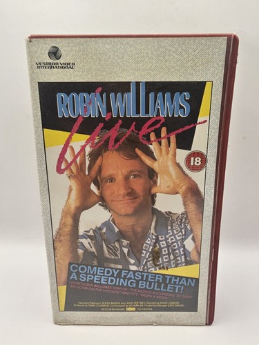 Robin williams live vhs video - williams,