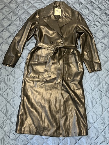 Zara belted faux - zara,