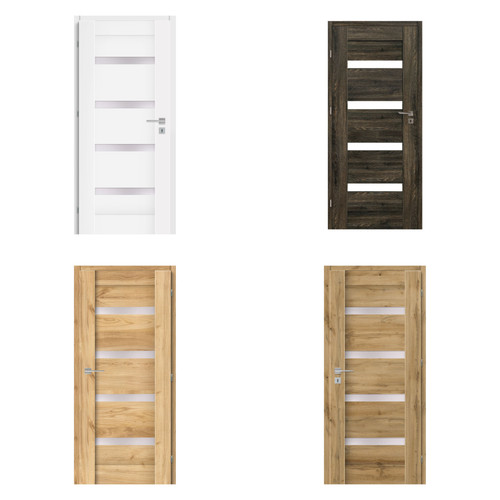 Interior wood panel door - wood,