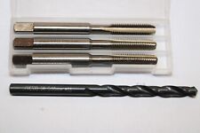 Presto M6 x 1 Tap set 3 HSS taps 1st 2nd plug 6mm Tap set + tapping drill