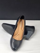 Pavers Piccadilly Black  Court Work Office Smart Shoes EU 39 PIC2009 7cm Heeled