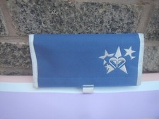 VINTAGE/OLDER QUIKSILVER LADIES WALLET BLUE/CREAM CANVAS