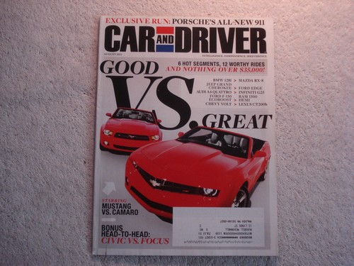 Car and driver 2011 august - driver,