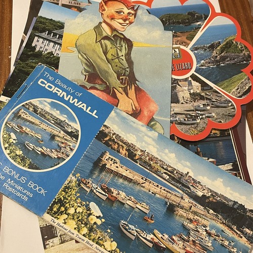 Vtg cornish postcards bundle - cornish,