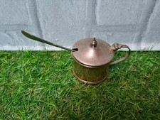 VINTAGE OLD  LIDDED MUSTARD