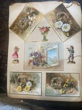 A Page from a Victorian Scrapbook 9” x 11.75”