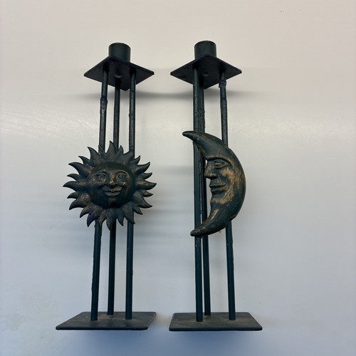 Vintage 1990s sun - moon, metal