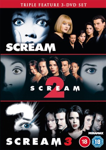 Scream trilogy dvd box - trilogy,